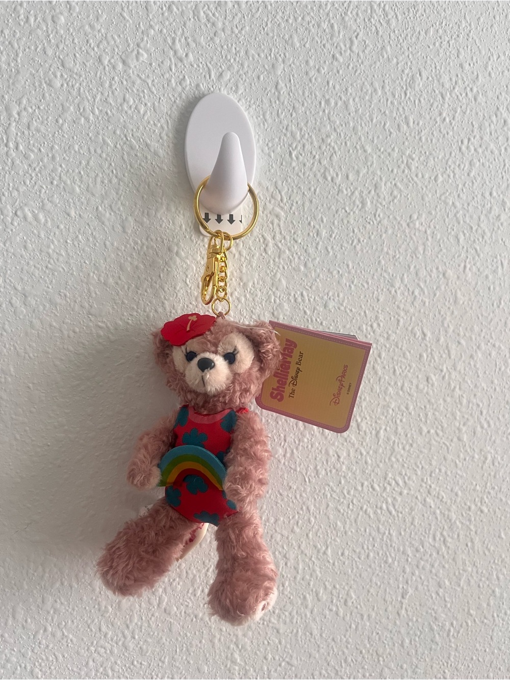 2026 Disney Parks Aulani ShelliMay The Grumpy Bear Keychain New with Tag